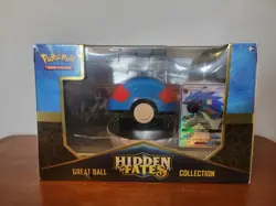 Pokemon Hidden Fates Great Ball Collection Box Factory Sealed Small Tear - Image 1