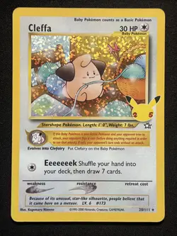 Pokemon TCG Celebrations Cleffa 20/111 Classic Set Lot Of 5 All NM/M - Image 3
