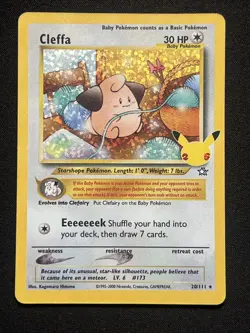 Pokemon TCG Celebrations Cleffa 20/111 Classic Set Lot Of 5 All NM/M - Image 5