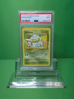 POKEMON 1999 BASE SET BULBASAUR 44/102 PSA 9 - Image 1