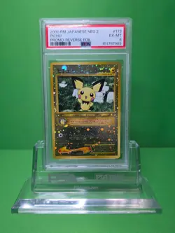 POKEMON 2000 NEO GENESIS PICHU PROMO REV FOIL 172 PSA 6 - Image 1