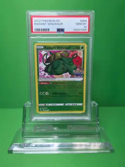 POKEMON 2022 GO RADIANT VENUSAUR 004/078 PSA 10 - Image 1