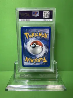 2005 POKEMON EX UNSEEN FORCES 1 AMPHAROS-REVERSE FOIL PSA 8 - Image 2