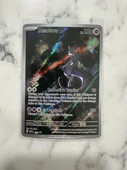 Pokemon TCG Mewtwo 052 Full Art Black Star Promo Scarlet & Violet 151 NM - Image 1