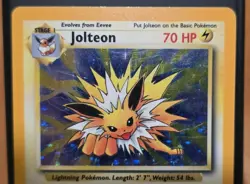 Pokemon TCG Jolteon Jungle 4/64 Holo Rare No Symbol Misprint Excellent - Image 5