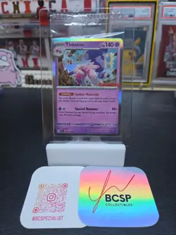 SEALED Pokemon Tinkaton 105/193 Paldea Evolved GameStop Stamped Holo Rare Promo - Image 1