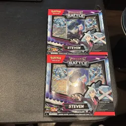 Pokemon Rival Battle Deck Steven's Beldum Illustration Metagross Ex Qty 2 - Image 1