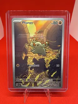 Phanpy 205/191 IR Pokemon TCG Surging Sparks MINT Great Centering - Image 1