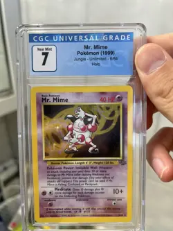 Pokemon TCG Mr. Mime Jungle 6/64 Holo Rare GCG 7 - Image 1