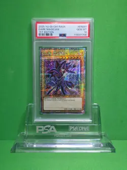 YU-GI-OH 2025 RA04 DARK MAGICIAN 1ST ED QUARTER CENTURY RARE EN001 PSA 10 - Image 1