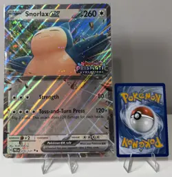 Pokemon TCG - Snorlax EX Promo - Prismatic Evolutions Stamped (JUMBO Card) - Image 1