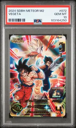 PSA 10 2024 Super Dragon Ball Heroes #072 Vegeta Meteor Mission 2 Card - Image 1