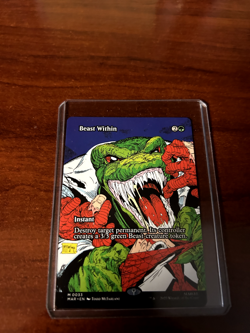 Magic the Gathering Spider-man Beast Within Borderless Non Foil Mint Card - Image 1