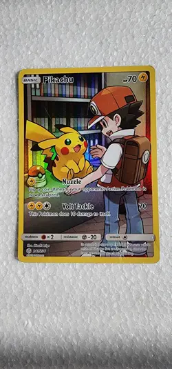 Pokemon 2019 TCG Pikachu #241/236 Cosmic Eclipse Secret Rare Card - Image 1