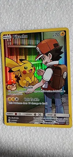 Pokemon 2019 TCG Pikachu #241/236 Cosmic Eclipse Secret Rare Card - Image 5