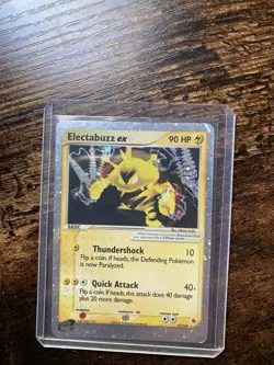 Pokemon TCG Electabuzz EX Ruby & Sapphire Holo Ultra Rare Card 97/109 - Image 1