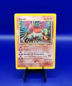 ITALIAN Ho-oh 7/64 Holo Rare Neo Revelation Set Pokemon Card WOTC TCG 2000 ITA - Image 1
