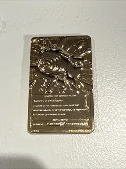 VTG Poliwhirl Pokemon Card 1999 Gold-Plated 24k BurgerKing - Image 4