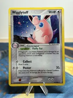 Wigglytuff 13/100 Holo Rare Ex Crystal Guardians Pokemon Card HP - Image 1