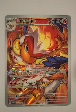 Infernape Holo Pokemon Card 173/167 Sv06 Twilight Masquerade TCG - Image 1