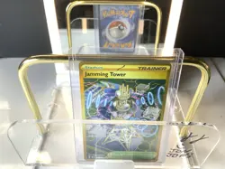 Pokemon TCG Jamming Tower-Destined Rivals-Hyper Rare Holo-Trainer Card-243 NM - Image 1