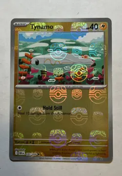 Tynamo (Master Ball Pattern) 030/086: Black Bolt Holo Pokemon Cards NM - Image 1