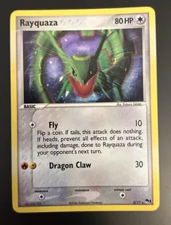 Rayquaza 3/17 Series 1 Pokemon Organized Play Holo Rare Promo Card - Image 2