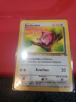 JIGGLYPUFF (RONDOUDOU) 54/64 - FRENCH Jungle Set - Pokemon Card - NM/M - Image 1