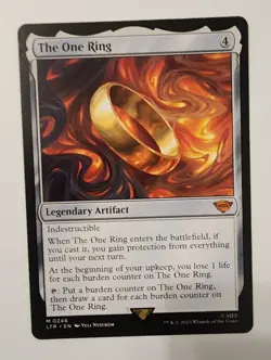 Mtg Lord Of The Rings The One Ring NM - Image 1