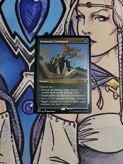 1x Dromoka's Command Etched FOIL - NM/M 2X2 MTG Magic - Image 1