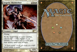 Magic the Gathering -MTG- Foil Angelic Skirmisher MP - Image 1