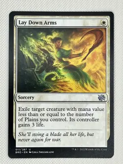Lay Down Arms - 011/287 - The Brothers' War - MTG - NM - Regular Uncommon - Image 1