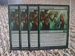 X4 Season of Growth 191 [Core Set 2020] Magic MTG - Image 1