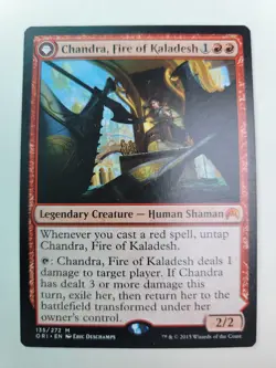 Unplayed Chandra, Fire of Kaladesh / Roaring Flame Magic MTG Qimira Free Ship/s - Image 1