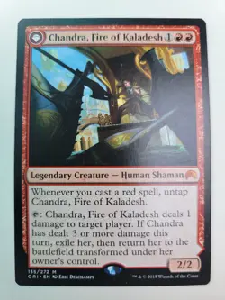 Unplayed Chandra, Fire of Kaladesh / Roaring Flame Magic MTG Qimira Free Ship/s - Image 2