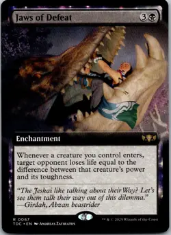 Jaws of Defeat (Extended Art) R Commander: Tarkir: Dragonstorm 67 NM - Image 1