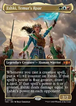 Eshki, Temur's Roar - Tarkir Dragonstorm - Borderless Foil - MTG - Image 1