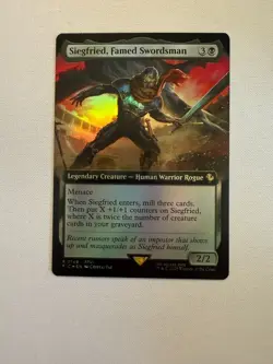 Siegfried, Famed Swordsman (Extended Art Foil) - MTG Commander: FF (FIC) #149 - Image 1