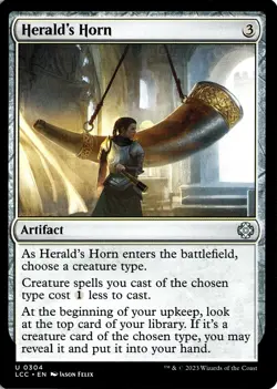 NM - Herald's Horn U Commander: The Lost Caverns of Ixalan 304 - Image 1