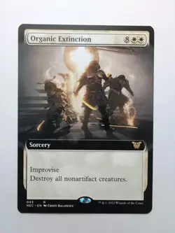 MTG Organic Extinction (NEC) Kamigawa Neon Dynasty Extended Art Regular Rare 43 - Image 1