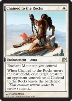 1 x Chained to the Rocks - Theros - Light Play - MTG - Image 1