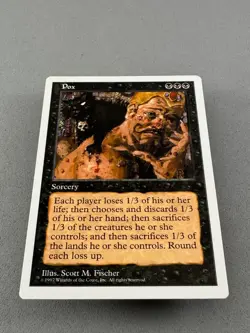 Pox MTG 5th Edition Regular-Never Played Near Mint-Vintage Magic the Gathering - Image 3