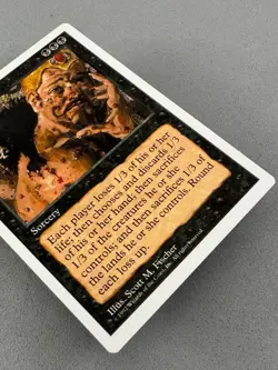 Pox MTG 5th Edition Regular-Never Played Near Mint-Vintage Magic the Gathering - Image 4