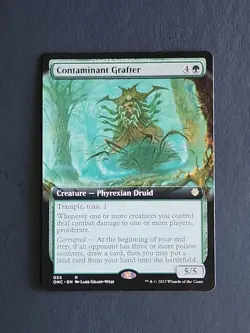 Contaminant Grafter (Extended Art) Commander: Phyrexia: All Will Be One Regular - Image 1