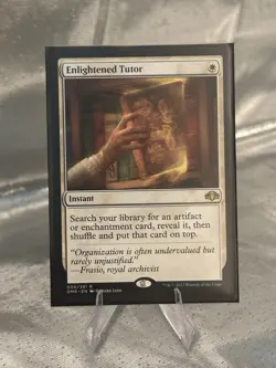 MTG Enlightened Tutor Dominaria Remastered Regular (NM) From Pack To Sleeve - Image 1