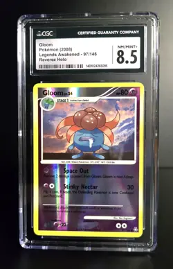 Pokemon TCG - GLOOM - 97/146 - REVERSE HOLO - LEGENDS AWAKENED (2008) - CGC 8.5 - Image 1