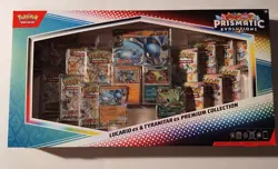 Pokemon Prismatic Evolutions Lucario/Tyranitar EX Prem Collection(FREE SHIPPING) - Image 1
