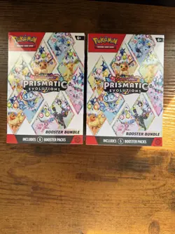Pokemon TCG Prismatic Evolutions Booster Bundle Lot Of 2 FACTORY SEALED ✅ - Image 1