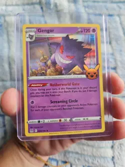 Gengar 066/196 Screaming Circle Rare HOLO FOIL Pokemon TCG NEW PACK FRESH 2022 - Image 1