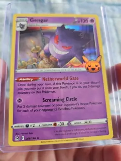 Gengar 066/196 Screaming Circle Rare HOLO FOIL Pokemon TCG NEW PACK FRESH 2022 - Image 4